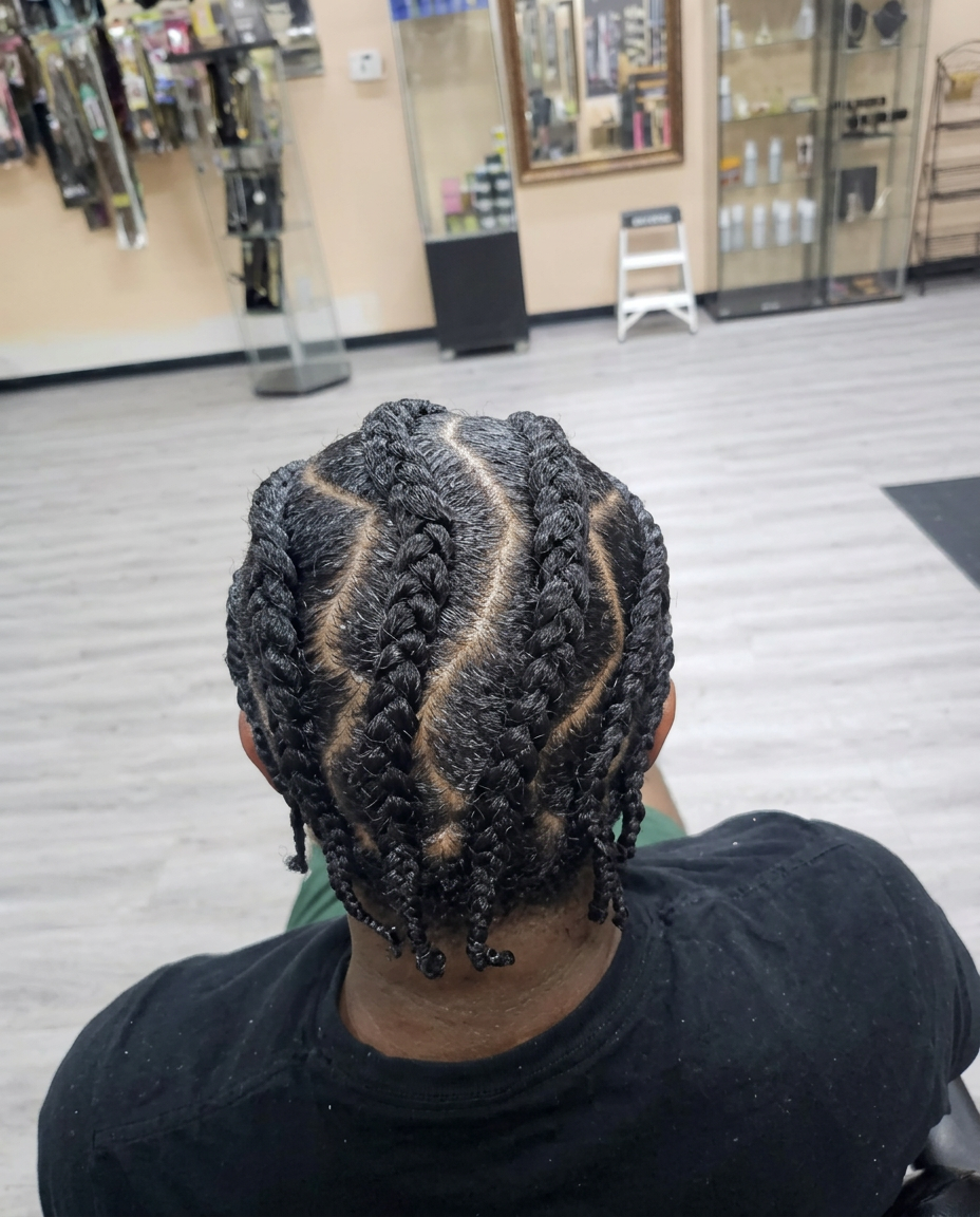 Hair style created at A 1 Braids